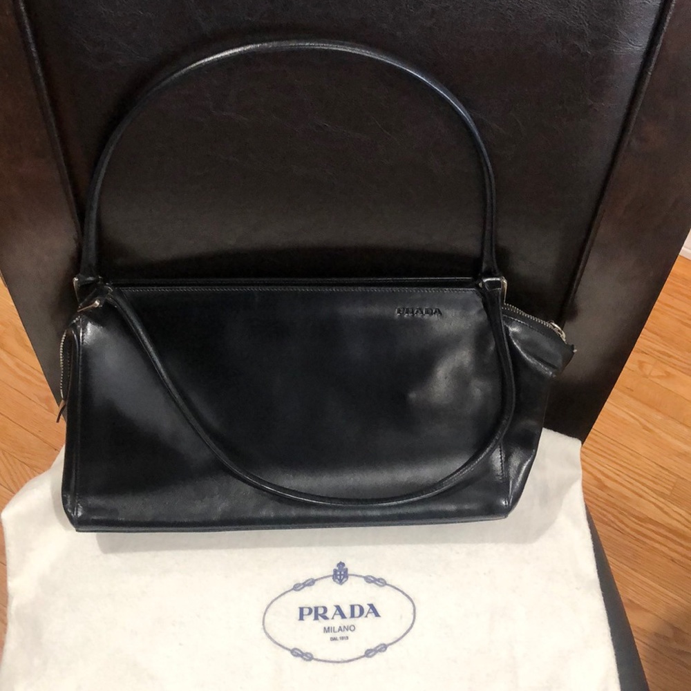 Prada leather handbag